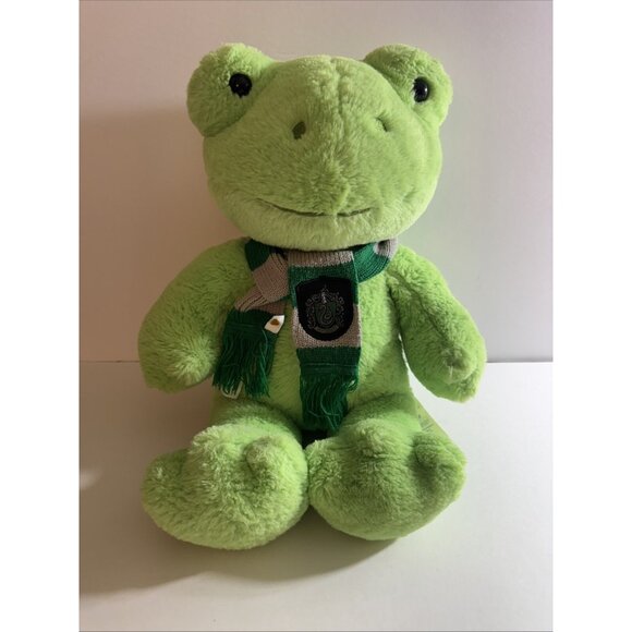 Build A Bear BAB Workshop Wizarding World Harry Potter Slytherin Frog Scarf 14” - Picture 1 of 8